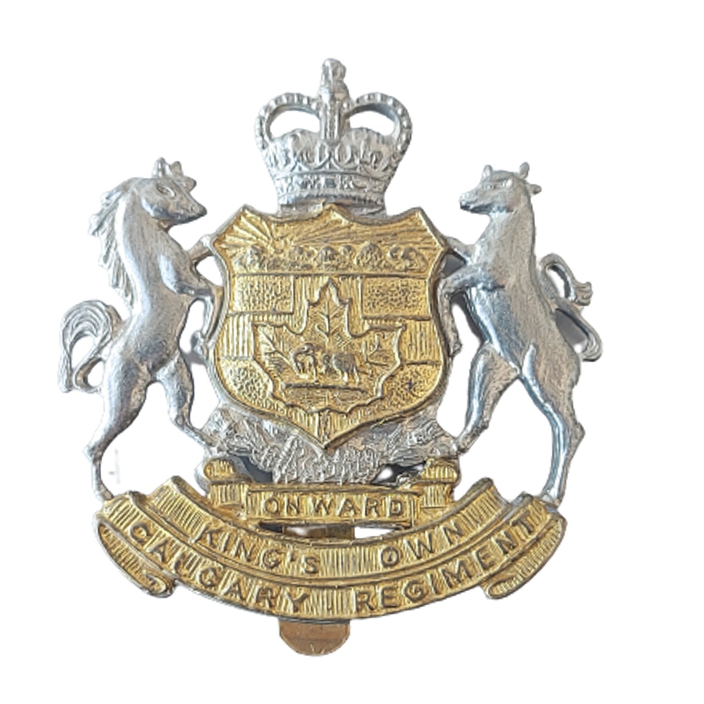Post-WW2 Canadian Forces King's Own Calgary Regiment Cap Badge