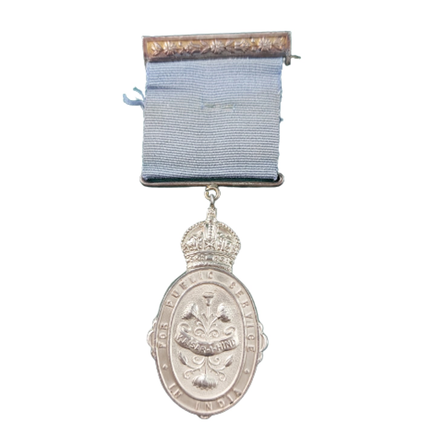 WW2 India Kaiser-I-Hind For Public Service In India Medal 2nd Class - King George