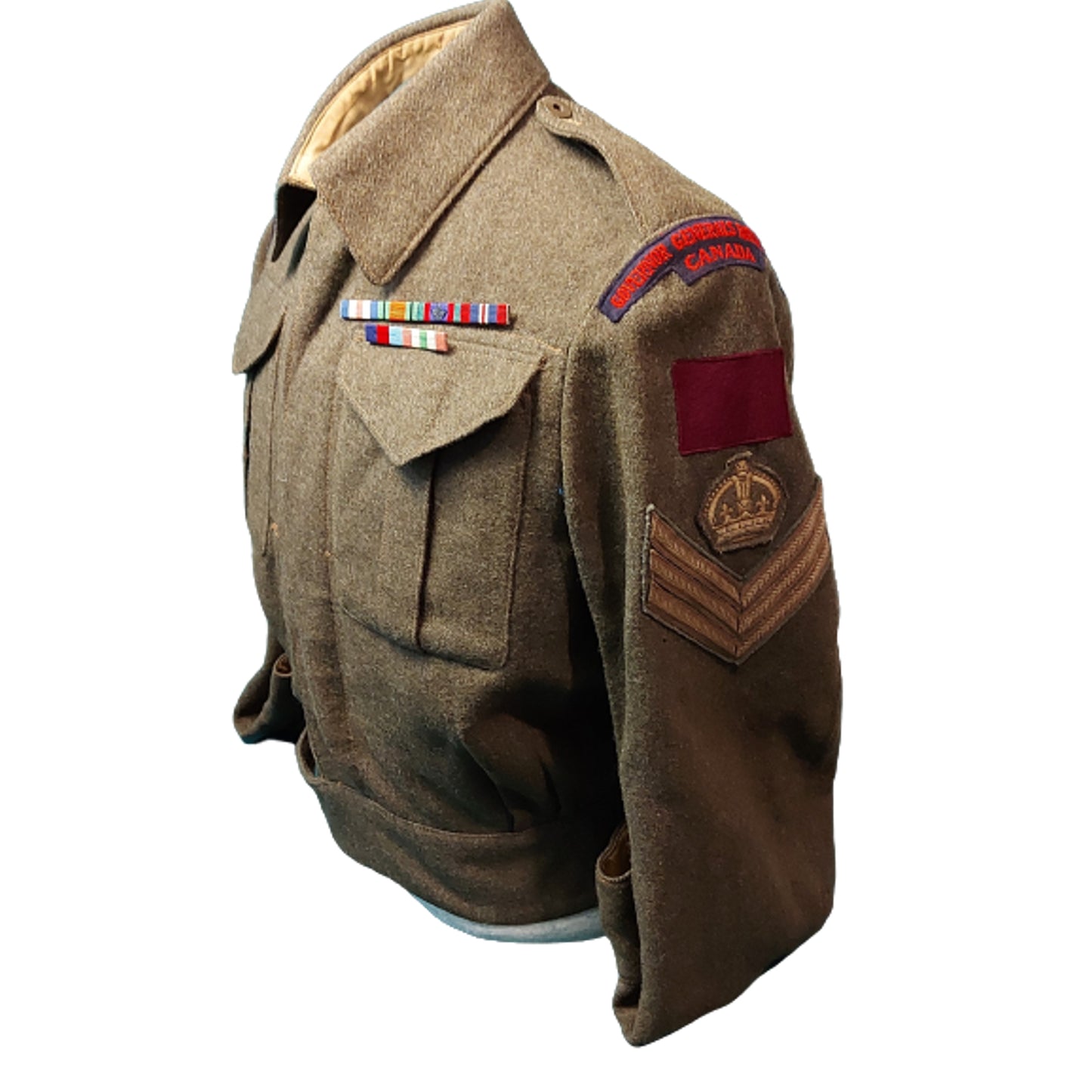 WW2 Canadian GGHG Governor Generals Horse Guard Battle Tunic
