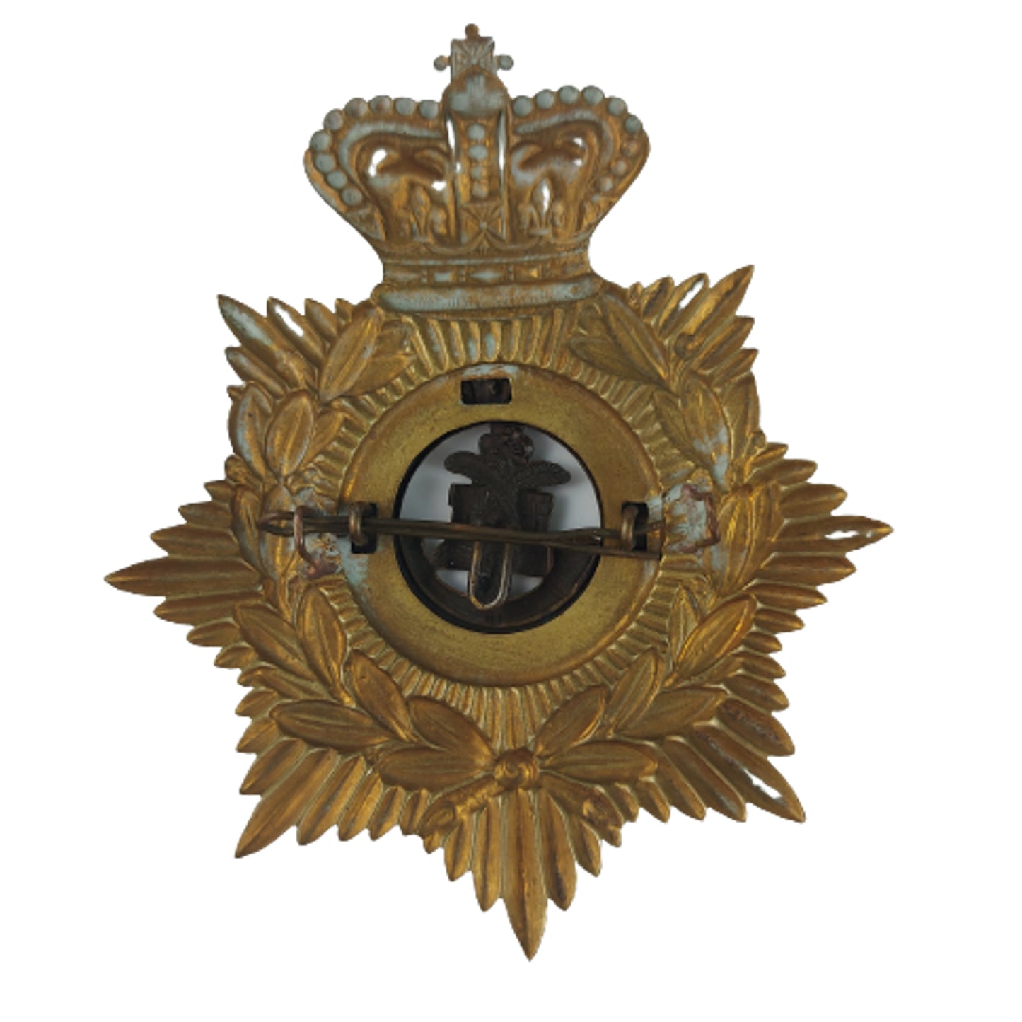 Pre-WW1 British Victorian Duke Of Cornwall's Light Infantry Helmet Plate