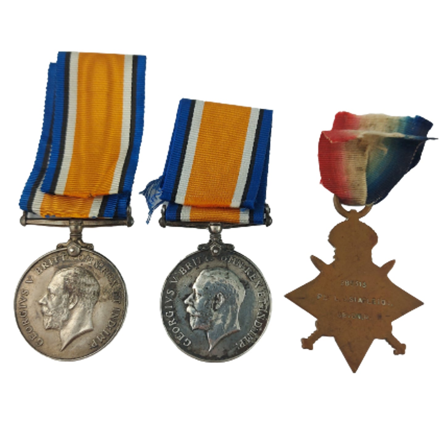 WW1 British Medal Set - Stapleton Family