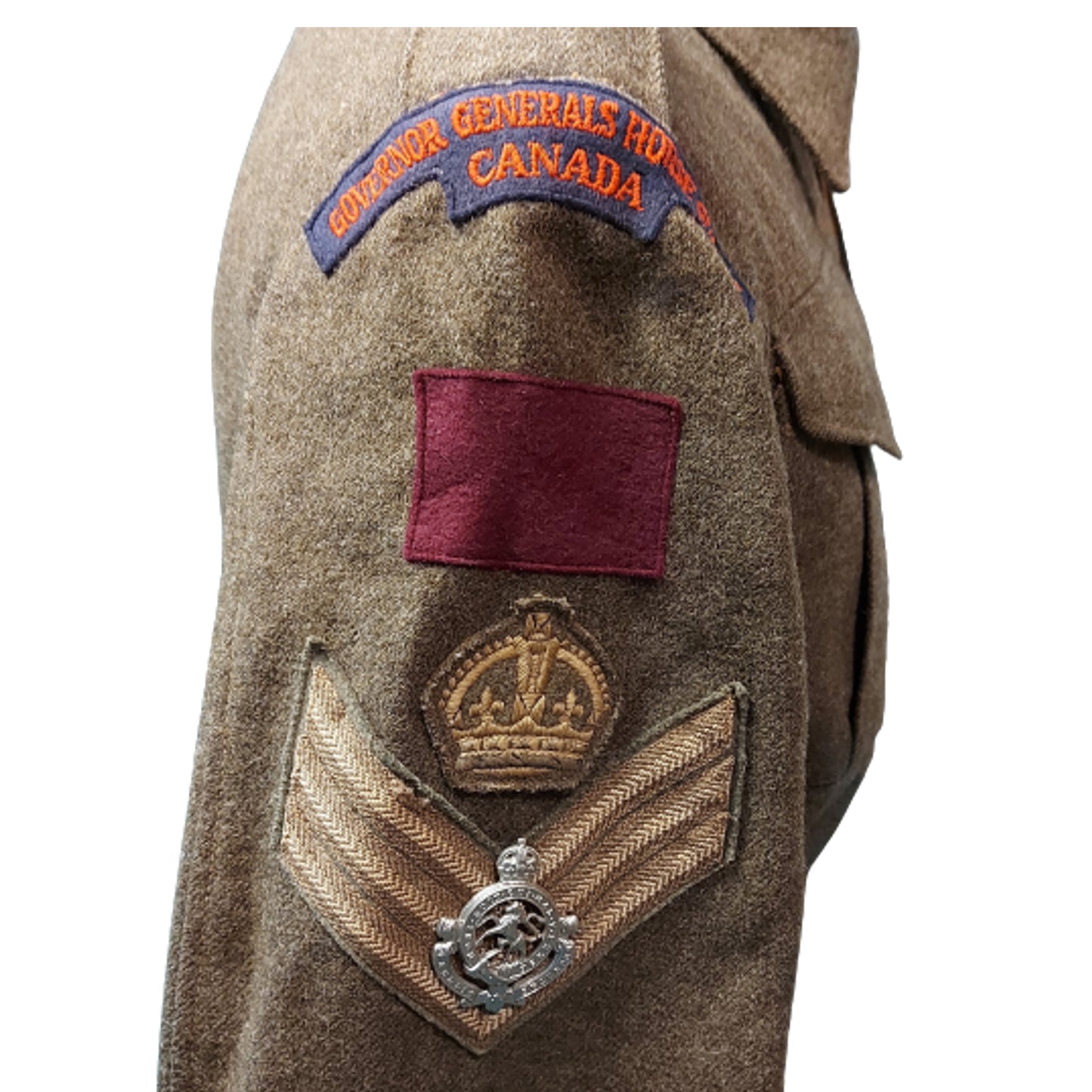 WW2 Canadian GGHG Governor Generals Horse Guard Battle Tunic