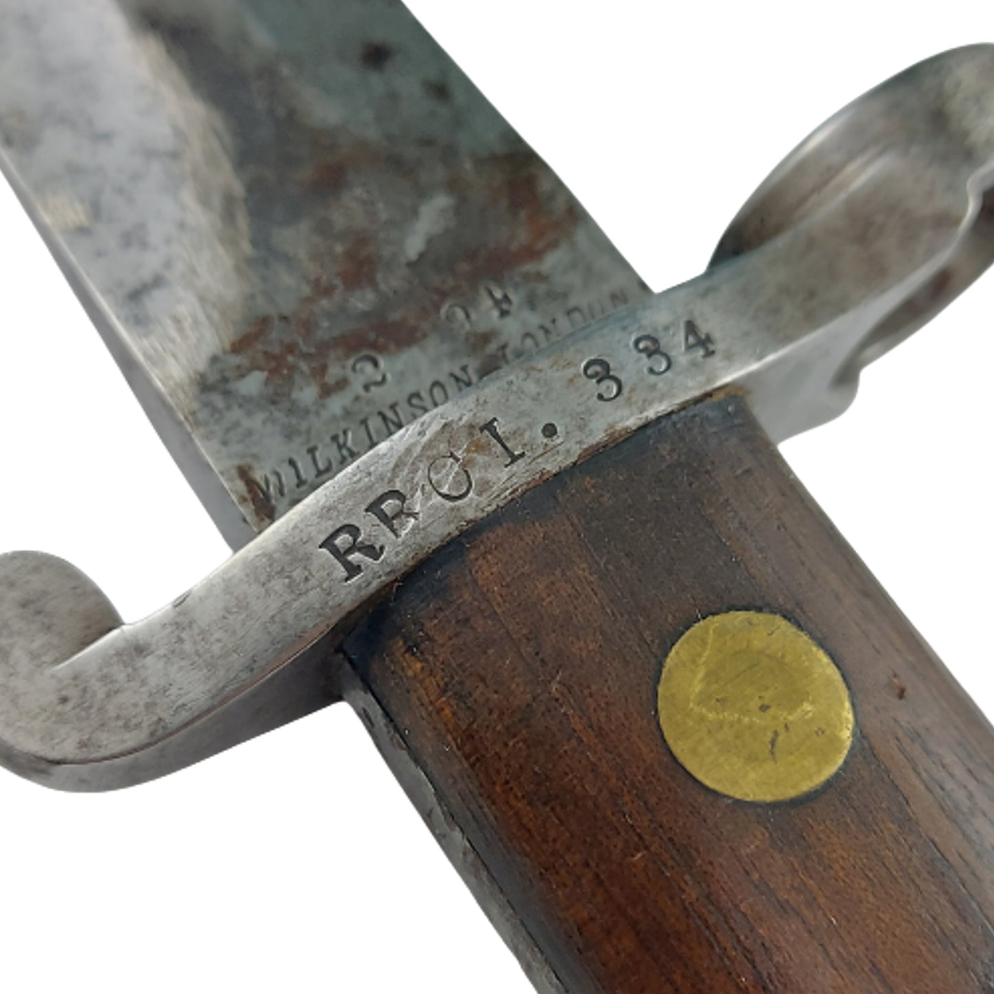 Pre-WW1 Canadian British Pattern 1888 Lee Medford Service Rifle Bayonet - Regimentally Marked