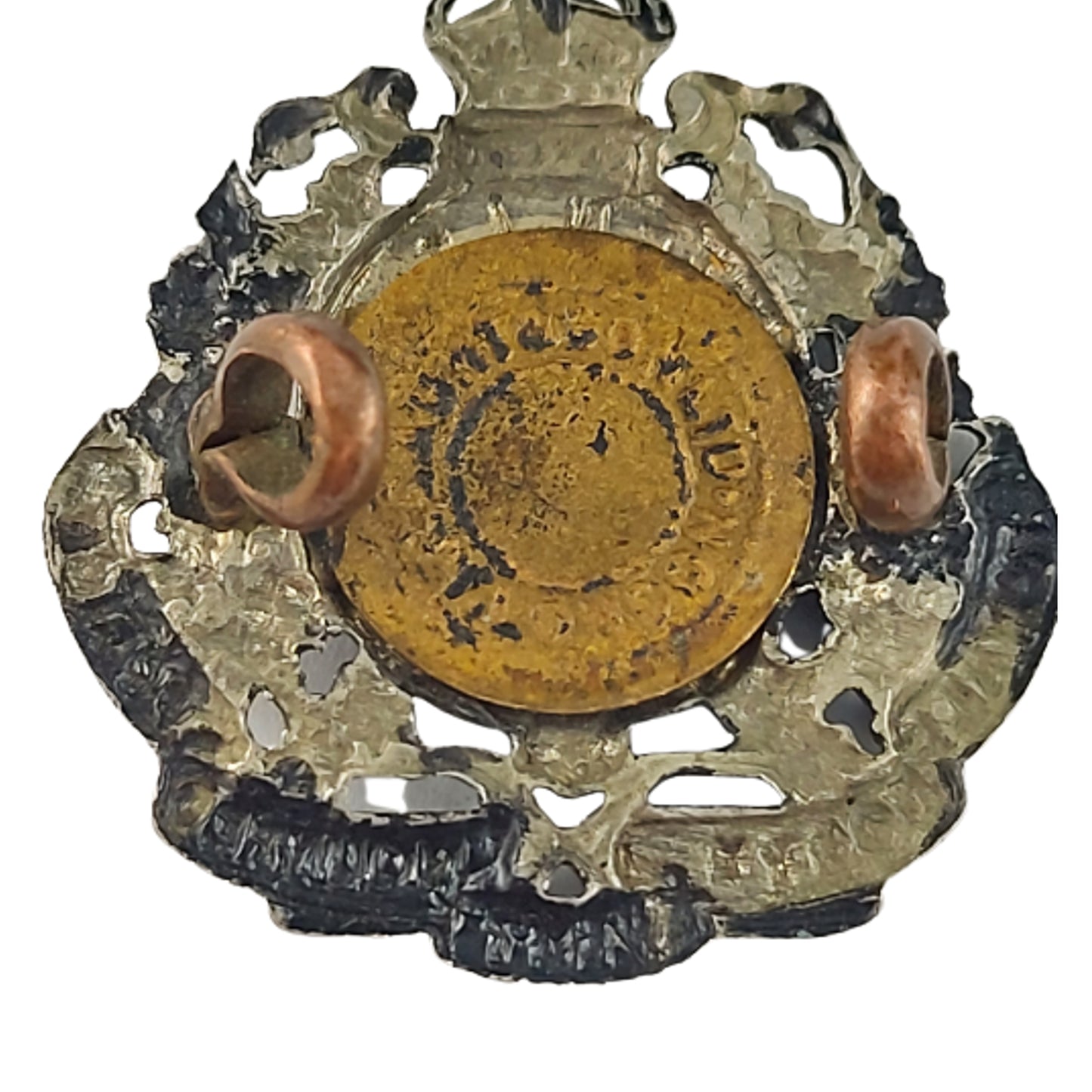 RNWMP Royal North West Mounted Police Officer's Collar Badge Pair