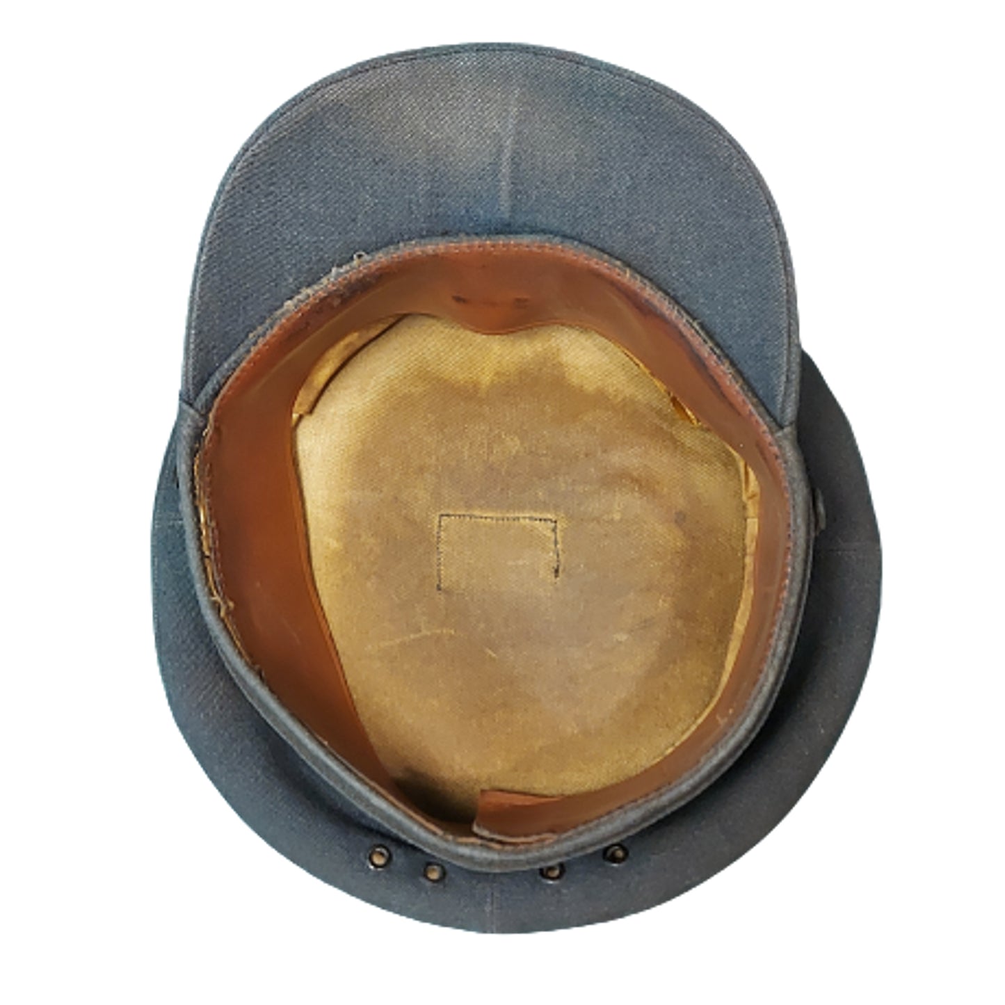 WW2 Canadian RCAF Royal Canadian Air Force Flight Officer's Named Visor Cap DFC Recipient