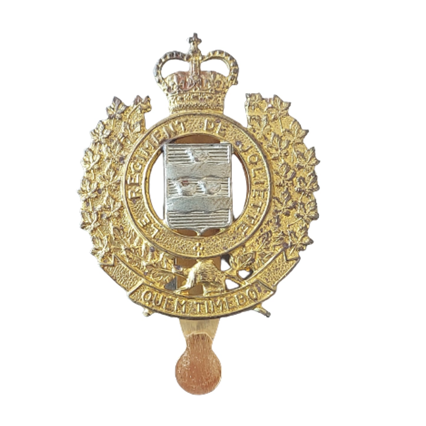 Post-WW2 Canadian Forces Regiment De Joliette Cap Badge