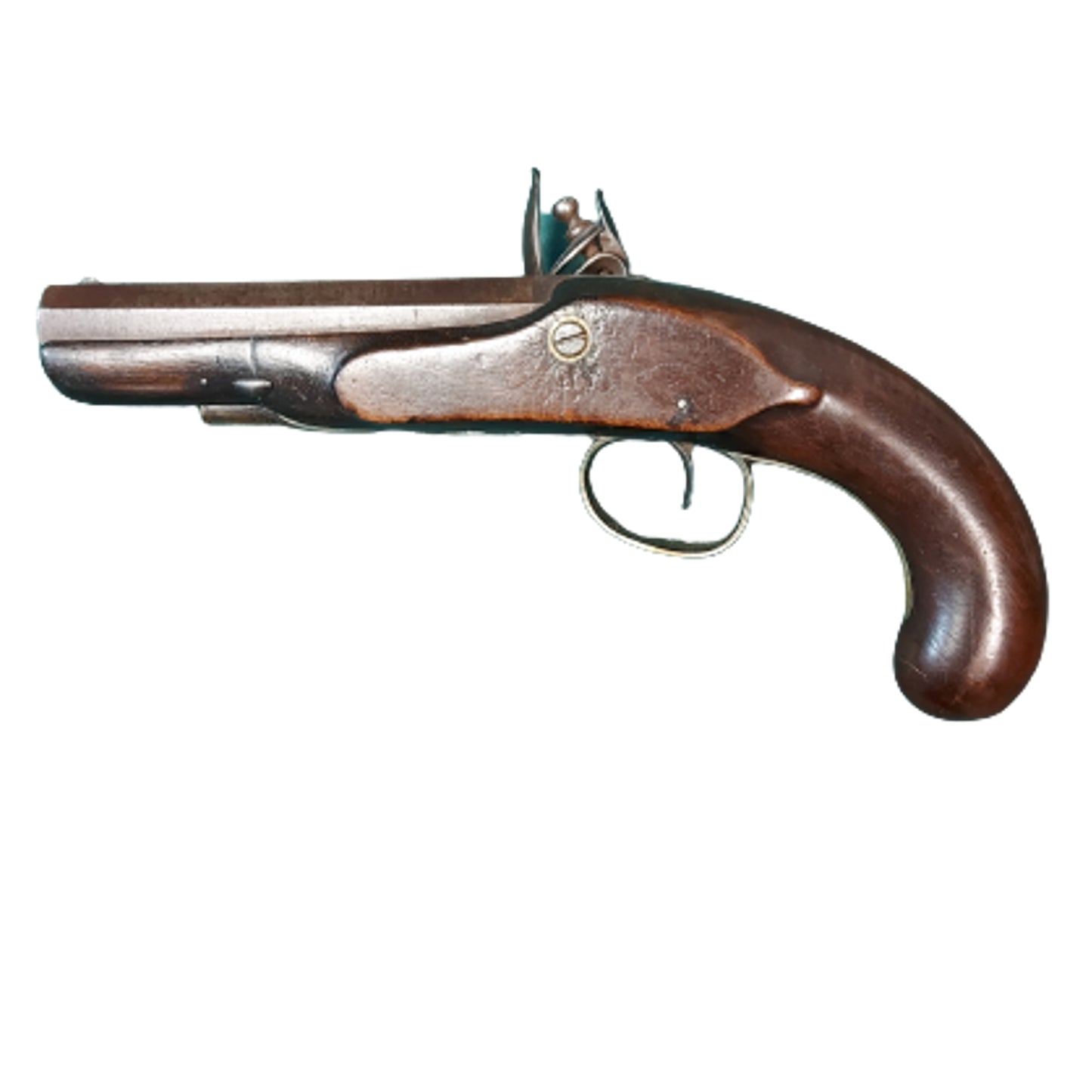 Pre-WW1 Antique British Isaac Riviere Flintlock Belt Pistol 1835