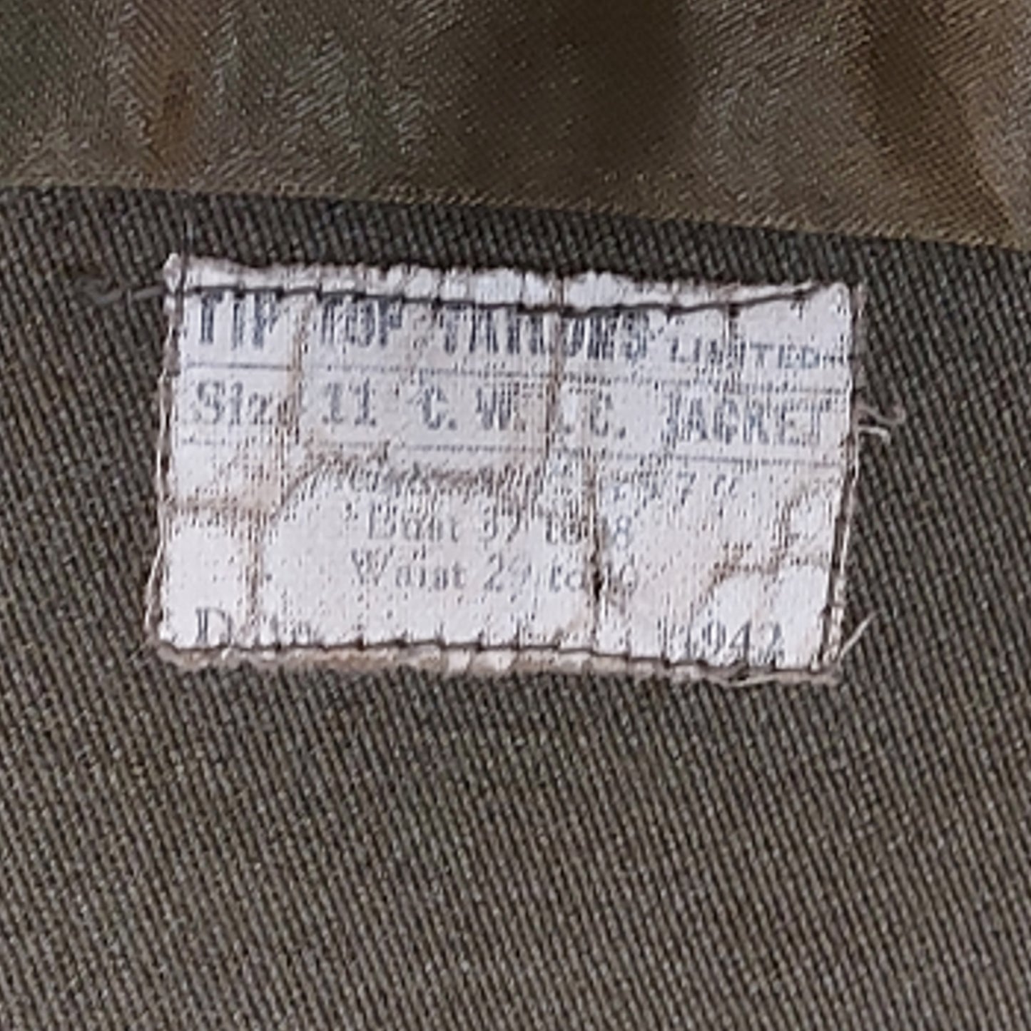 WW2 Canadian Womens Army Corps CWAC Named Uniform Set