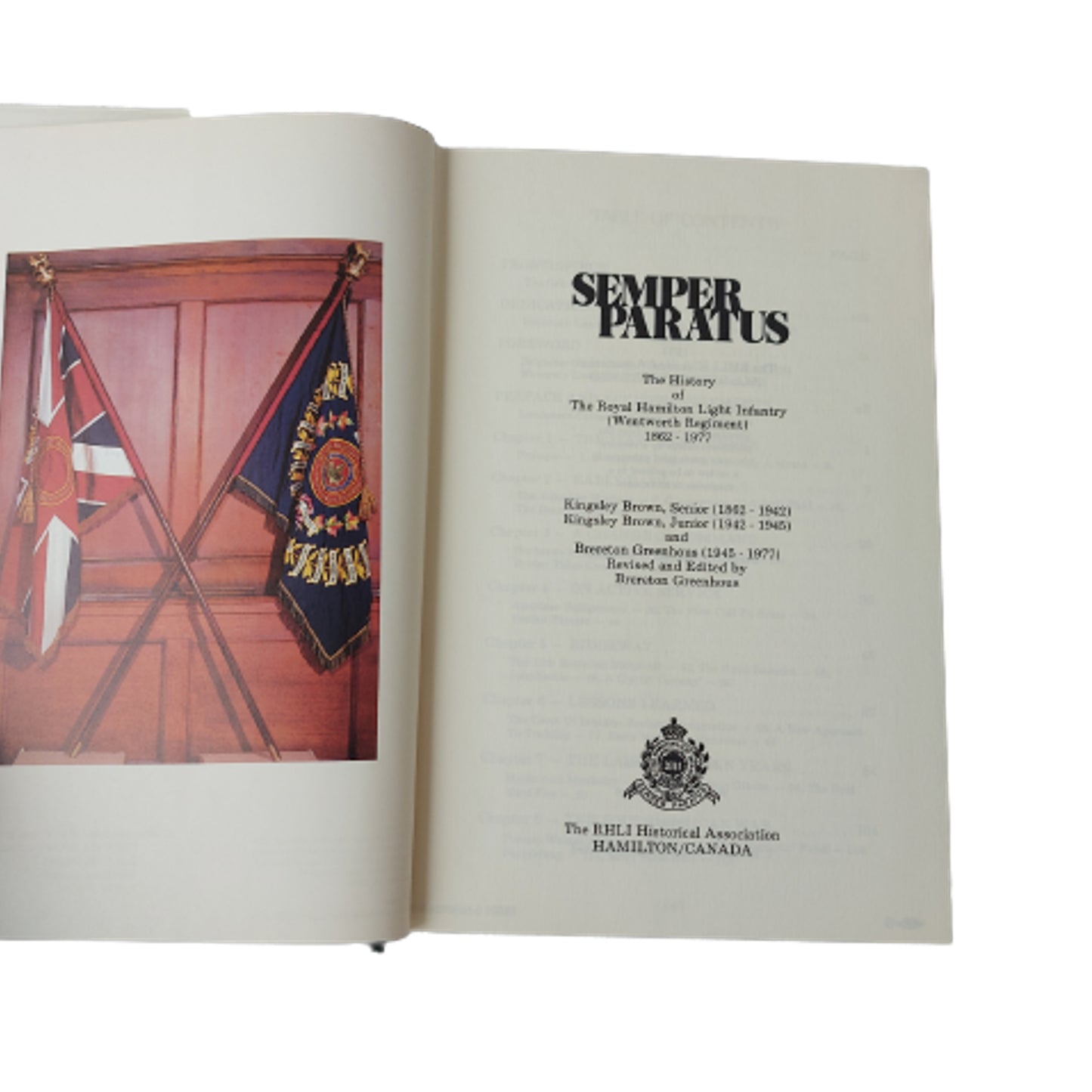 Semper Paratus - The History Of The RHLI Royal Highland Light Infantry 1862-1977 Reference Book