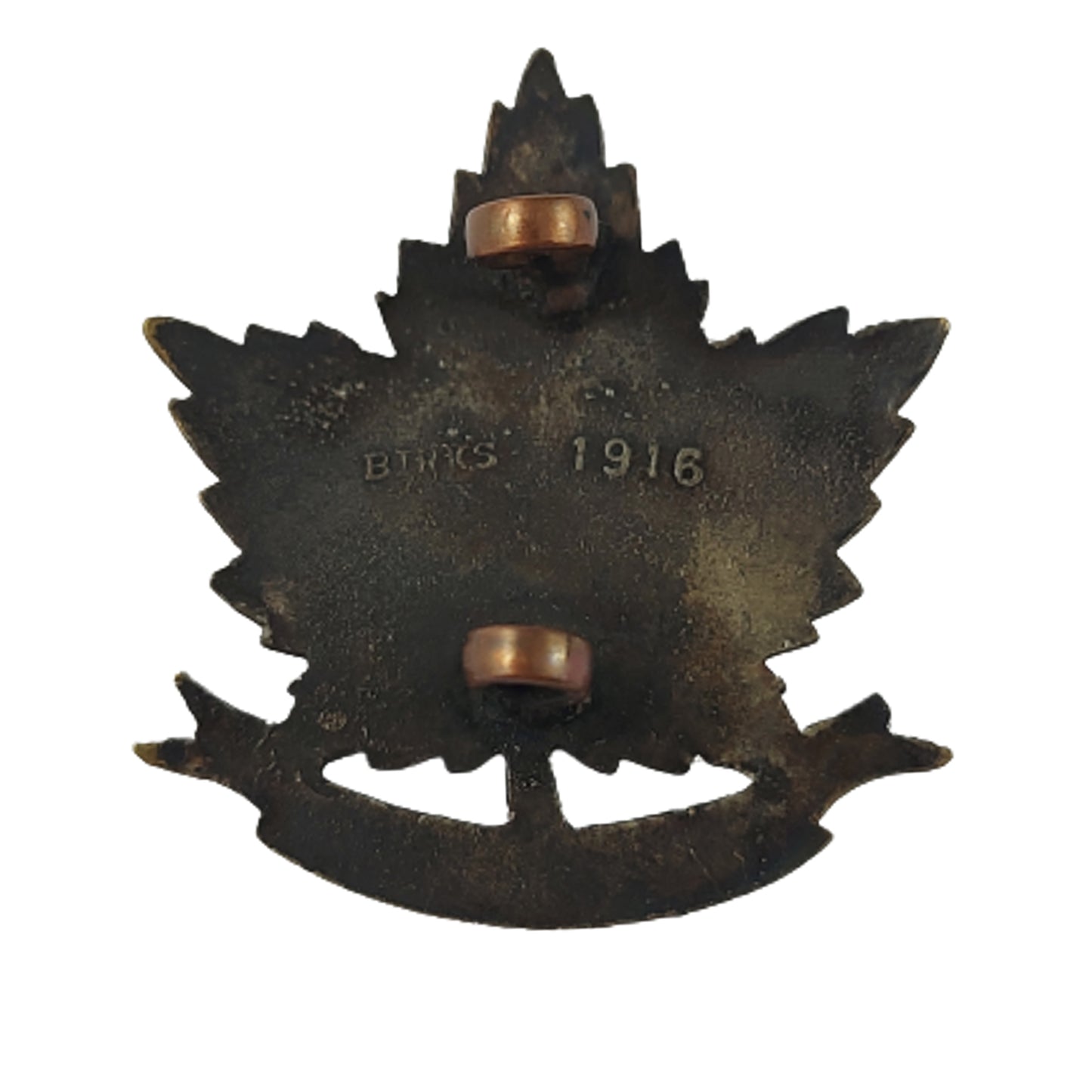 WW1 Canadian 200th Battalion Winnipeg Collar Badge - Birks 1916