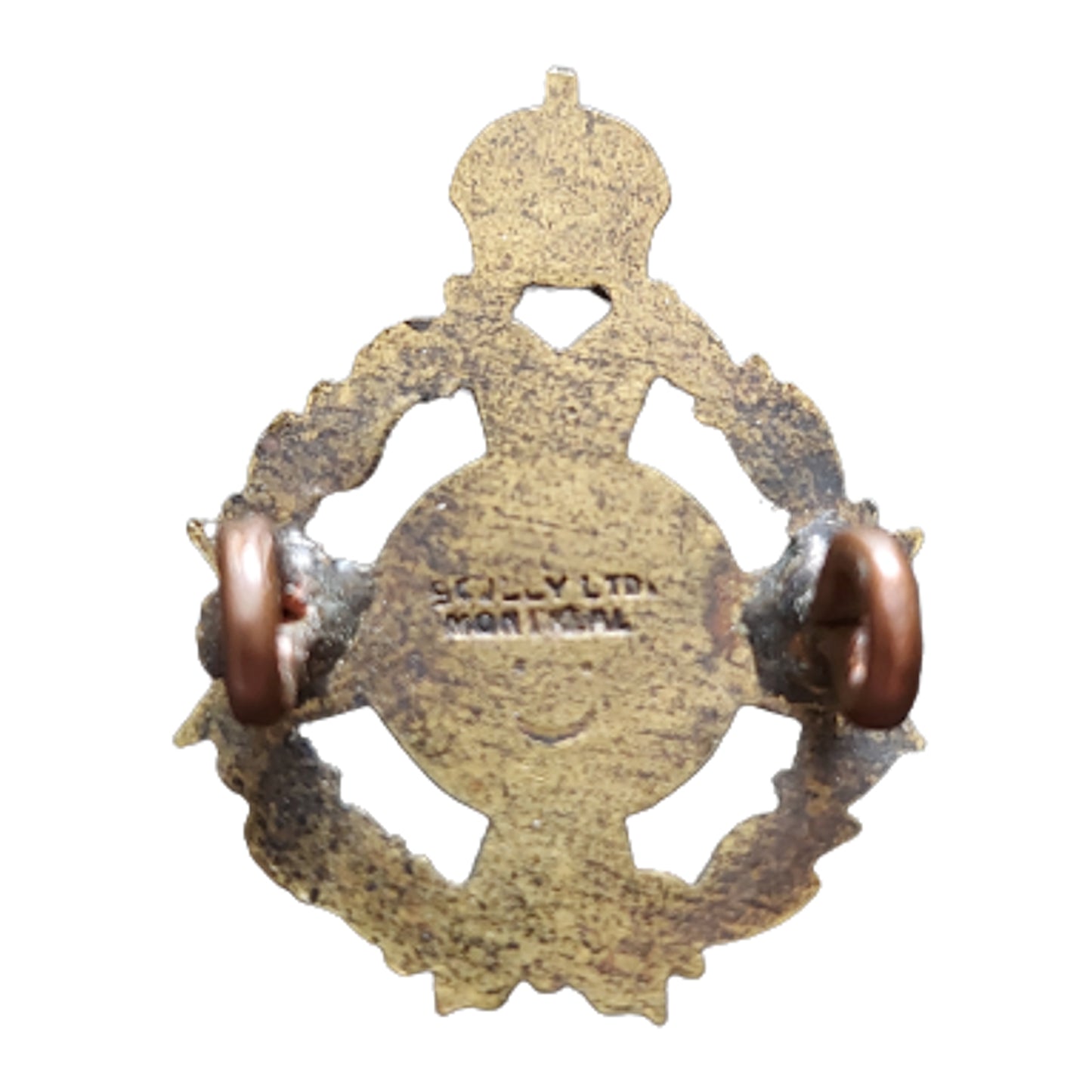 WW2 Canadian Chaplains Corps Officer's Collar Badge - Scully Montreal