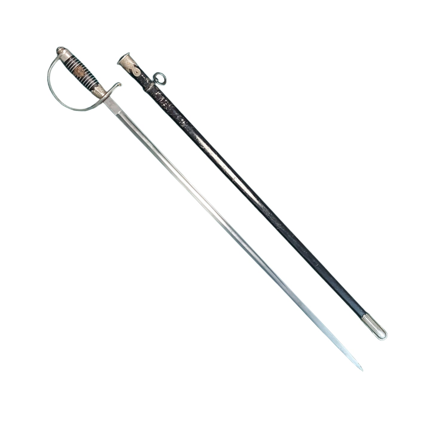 WW2 German Polizei Sword In Scabbard A.E.S. Arthur Evertz