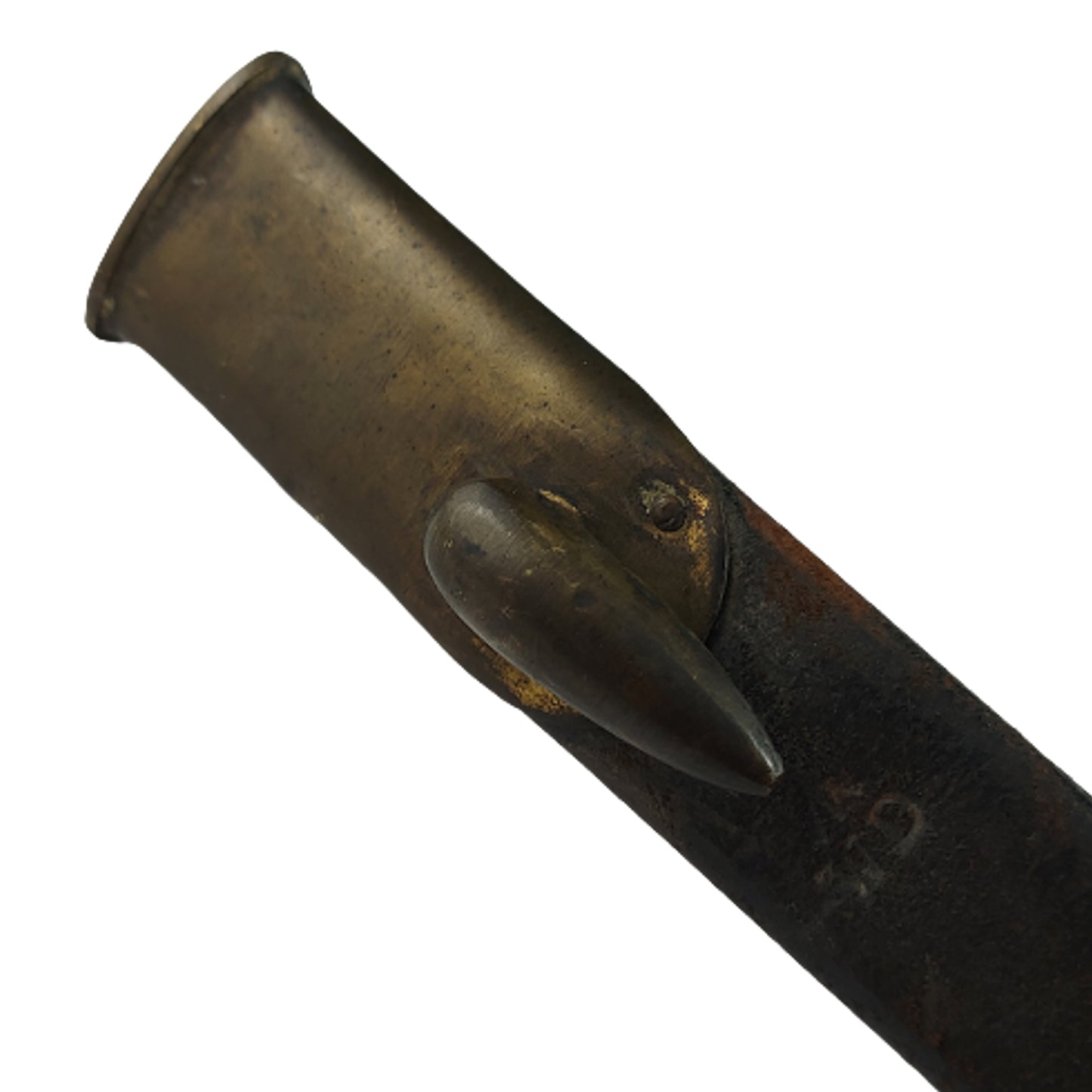 Pre-WW1 British Pattern 1853 Enfield Socket Bayonet In Scabbard