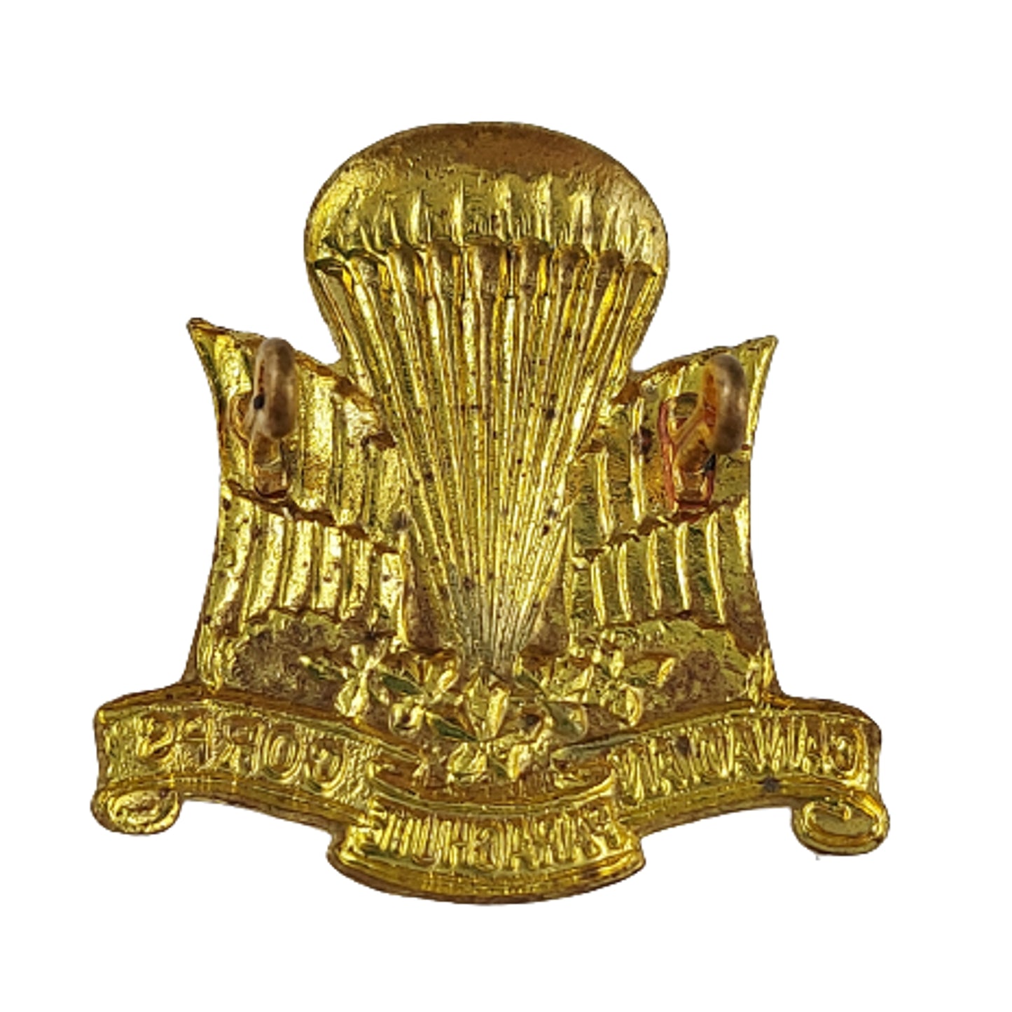 WW2 Canadian 1st Can Para Parachute Battalion Brass Cap Badge