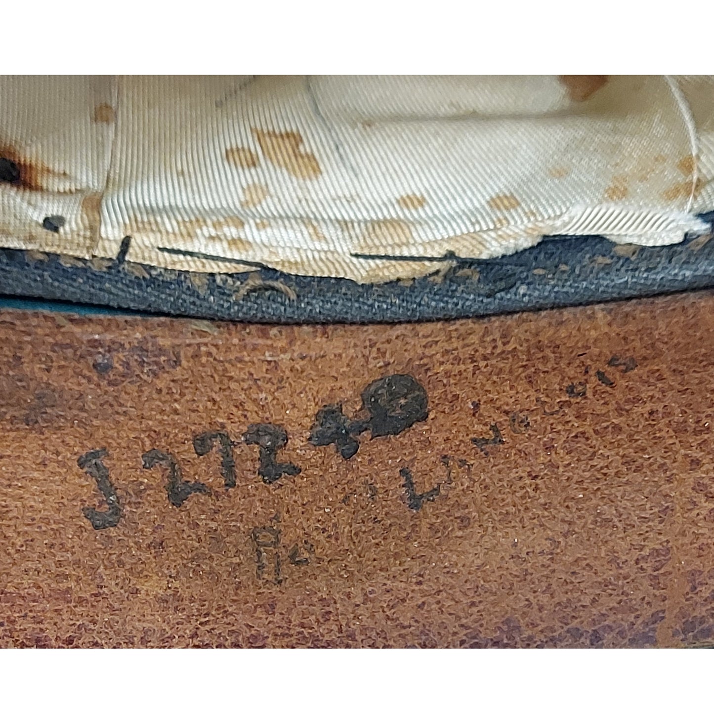 WW2 Canadian RCAF Royal Canadian Air Force Flight Officer's Named Visor Cap DFC Recipient
