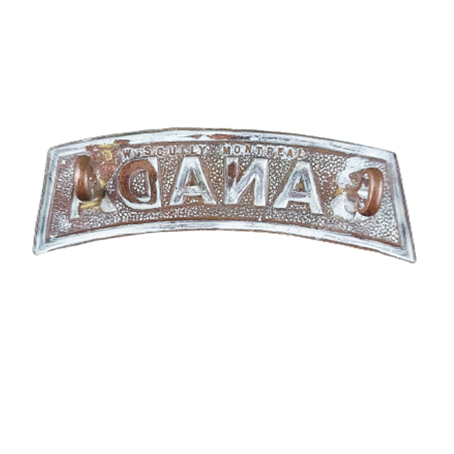 WW1 Canadian CANADA Shoulder Title - Scully Montreal