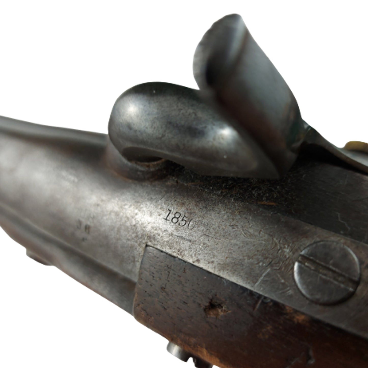 Antique U.S. Model 1842 Ashton Military Pistol By H. Aston