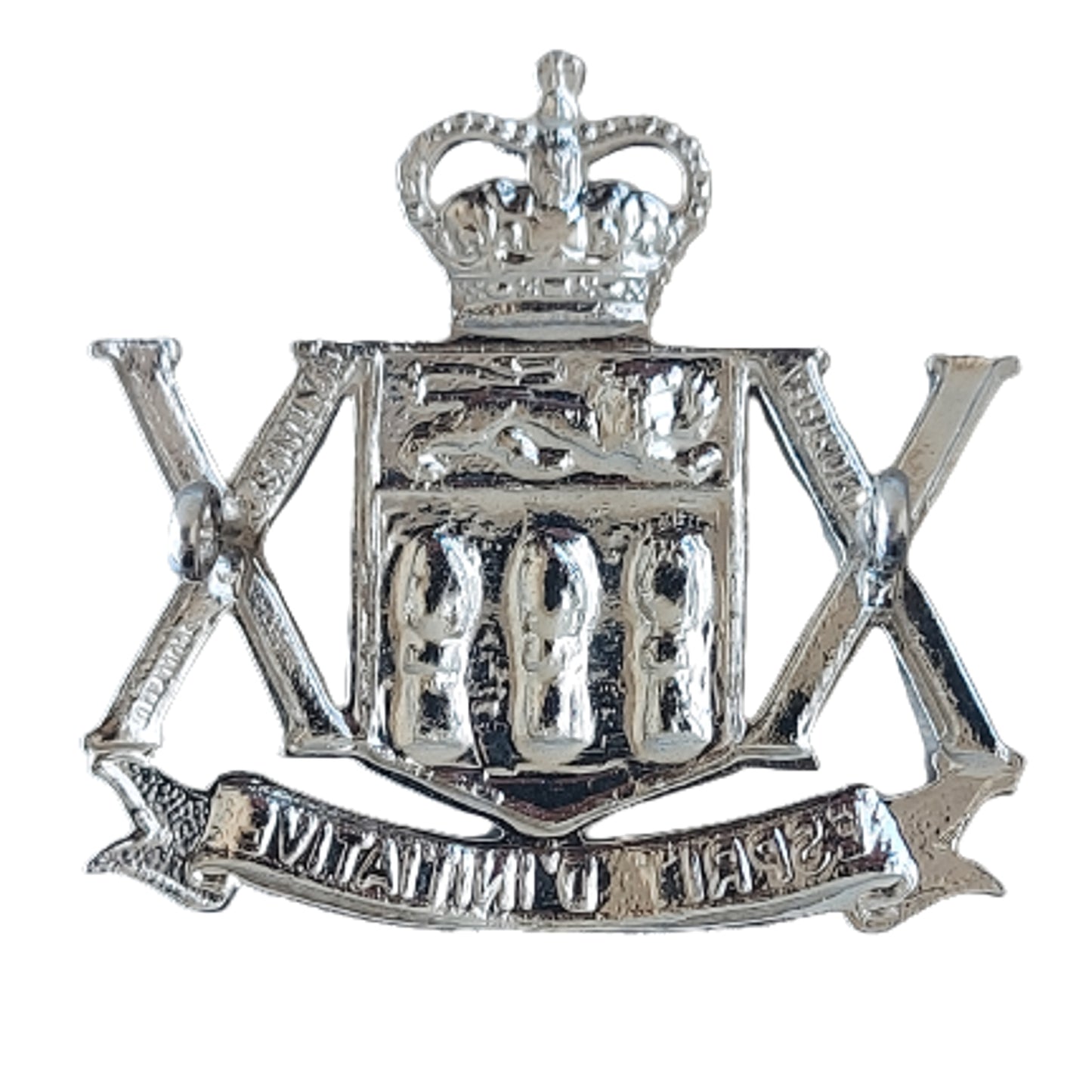 Post-WW2 Canadian 20th Dragoons Saskatchewan Cap Badge - Scully