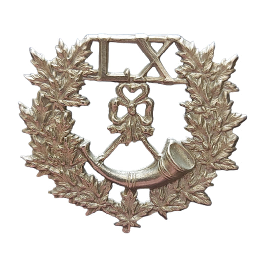 1913 60th Rifles Of Canada Collar Badge