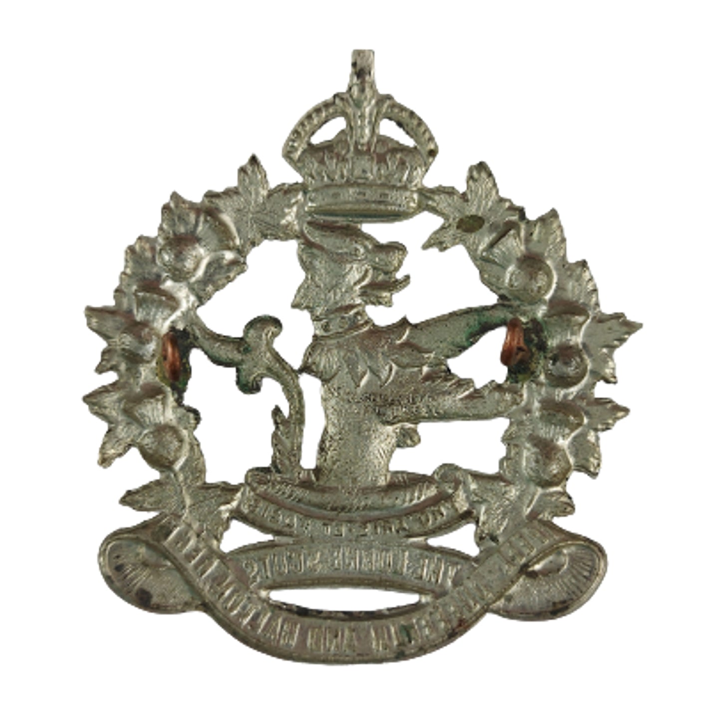 WW2 Canadian Lorne Scots Peel Dufferin & Halton Regiment Cap Badge