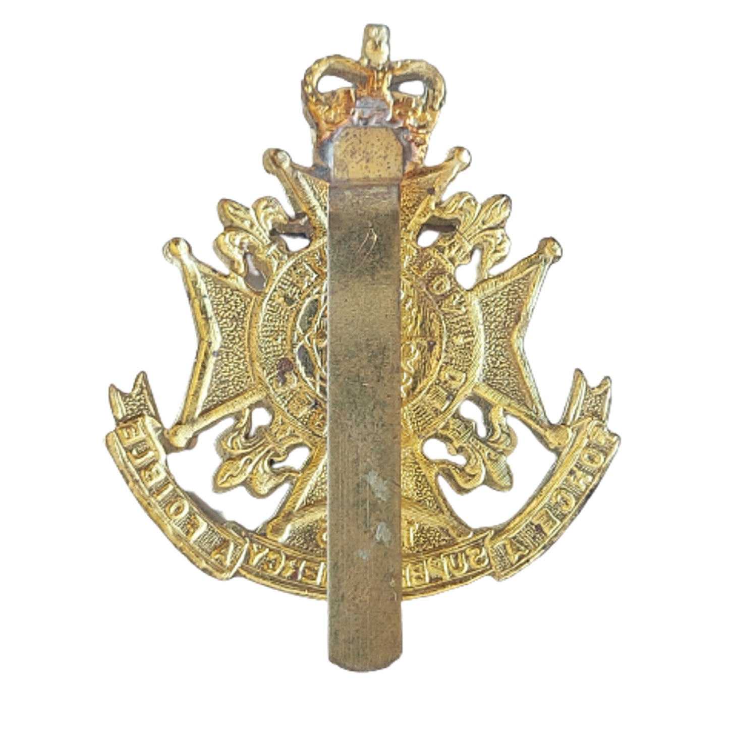 Post-WW2 Canadian Forces Voltigeurs De Quebec Regiment Cap Badge