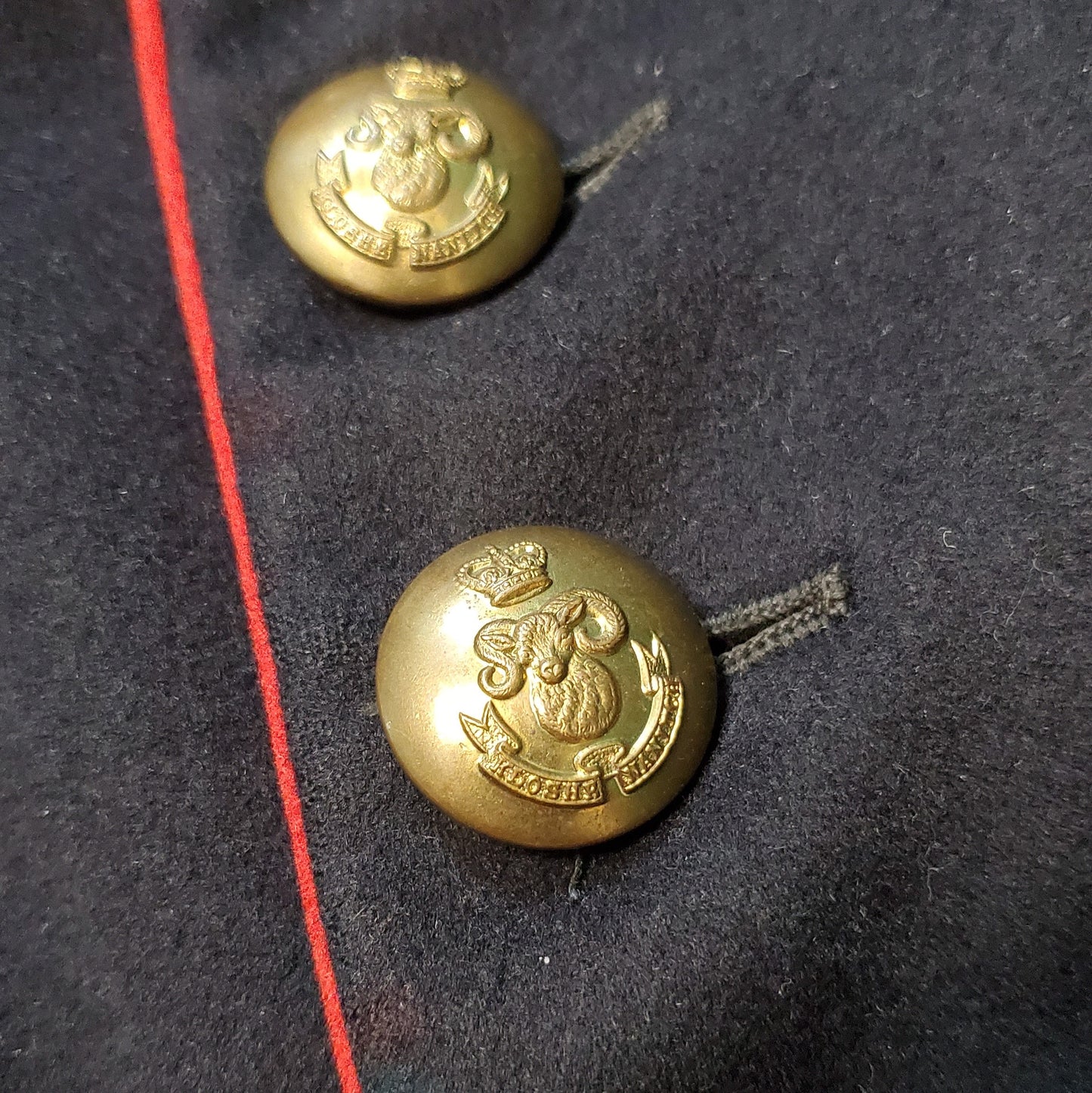 Pre-WW1 British Victorian Yorkshire Regiment Uniform Tunic