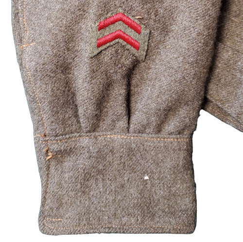 WW2 Canadian Pacific Command Officer's Battle Tunic Named