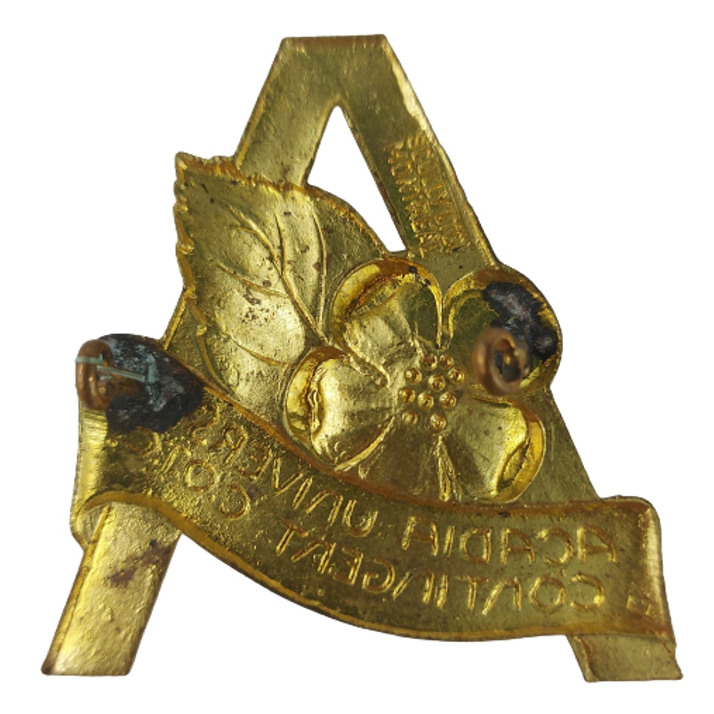 WW2 Acadia University COTC Canadian Officer Training Corps Cap Badge - Scully Montreal