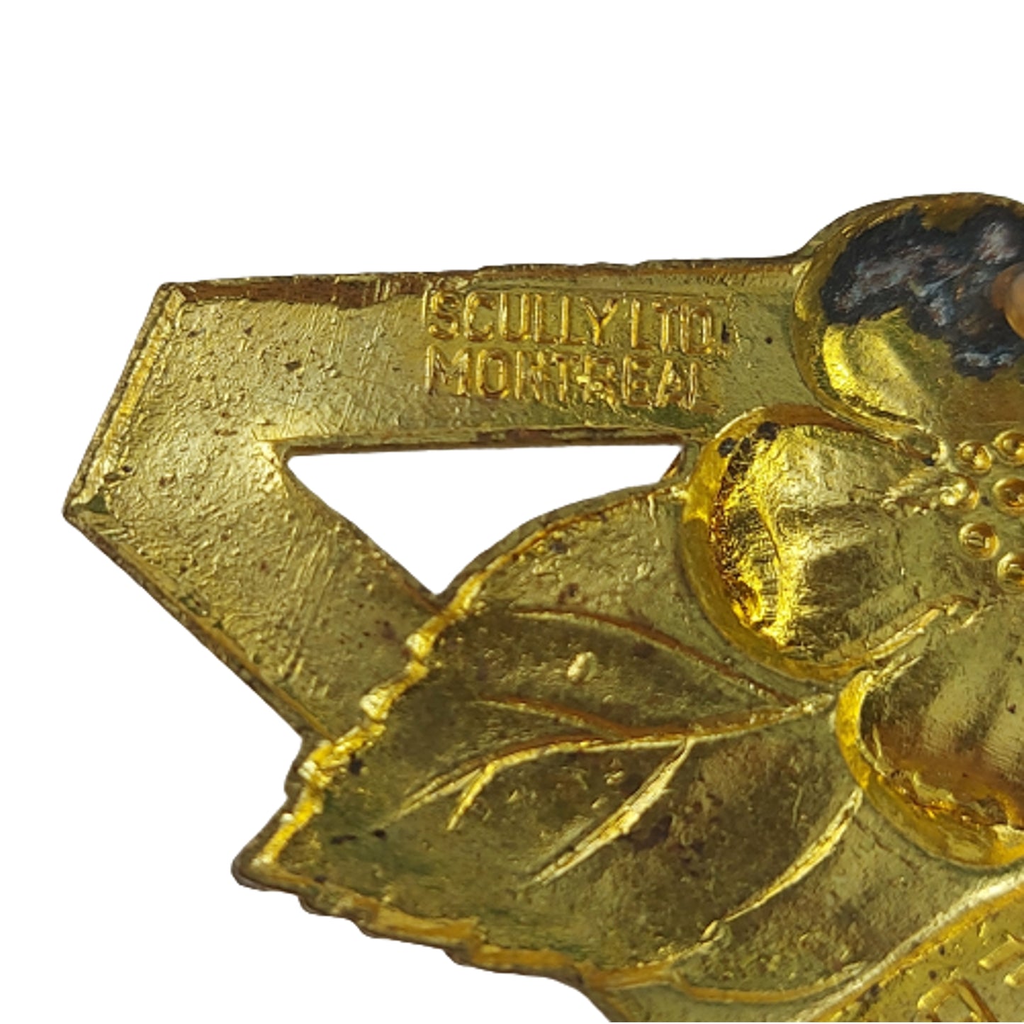 WW2 Acadia University COTC Canadian Officer Training Corps Cap Badge - Scully Montreal