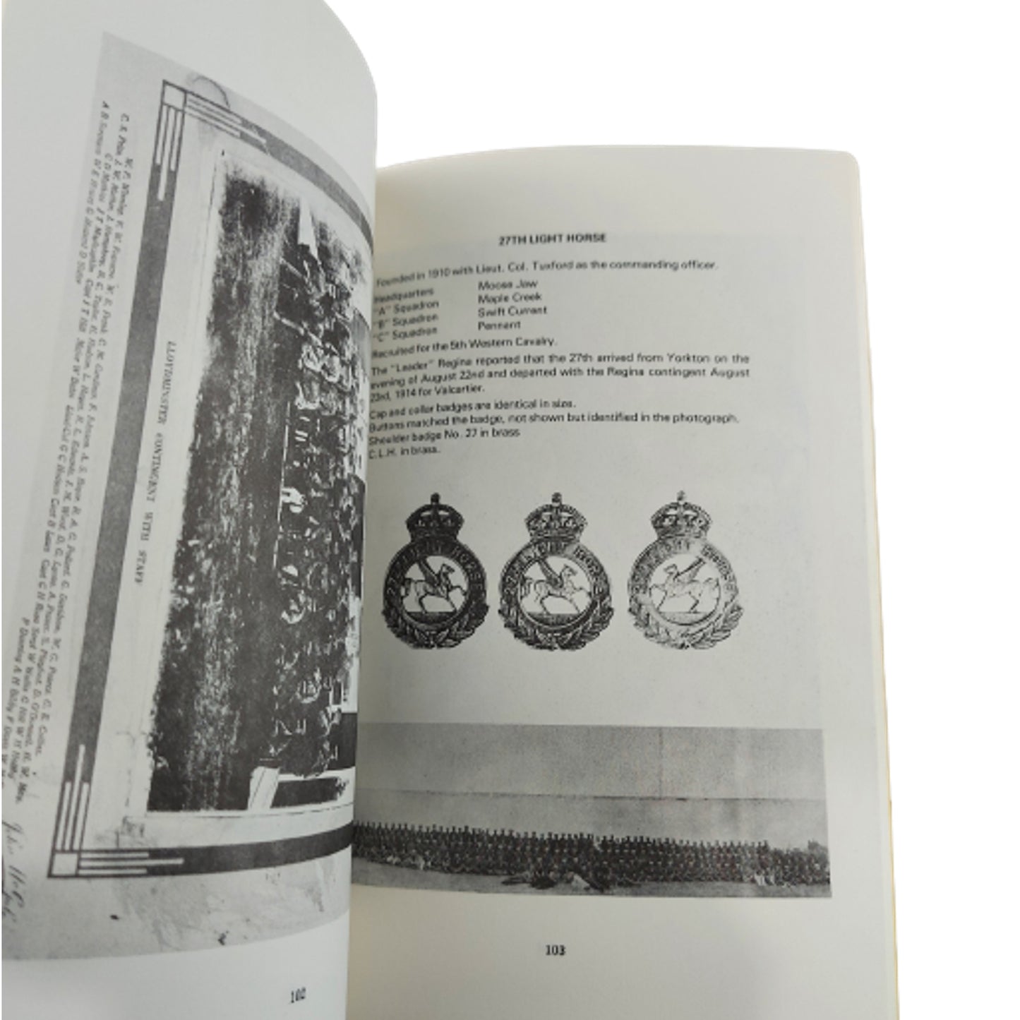 Reference Book - Saskatchewan's Prairie Soldiers 1885-1980
