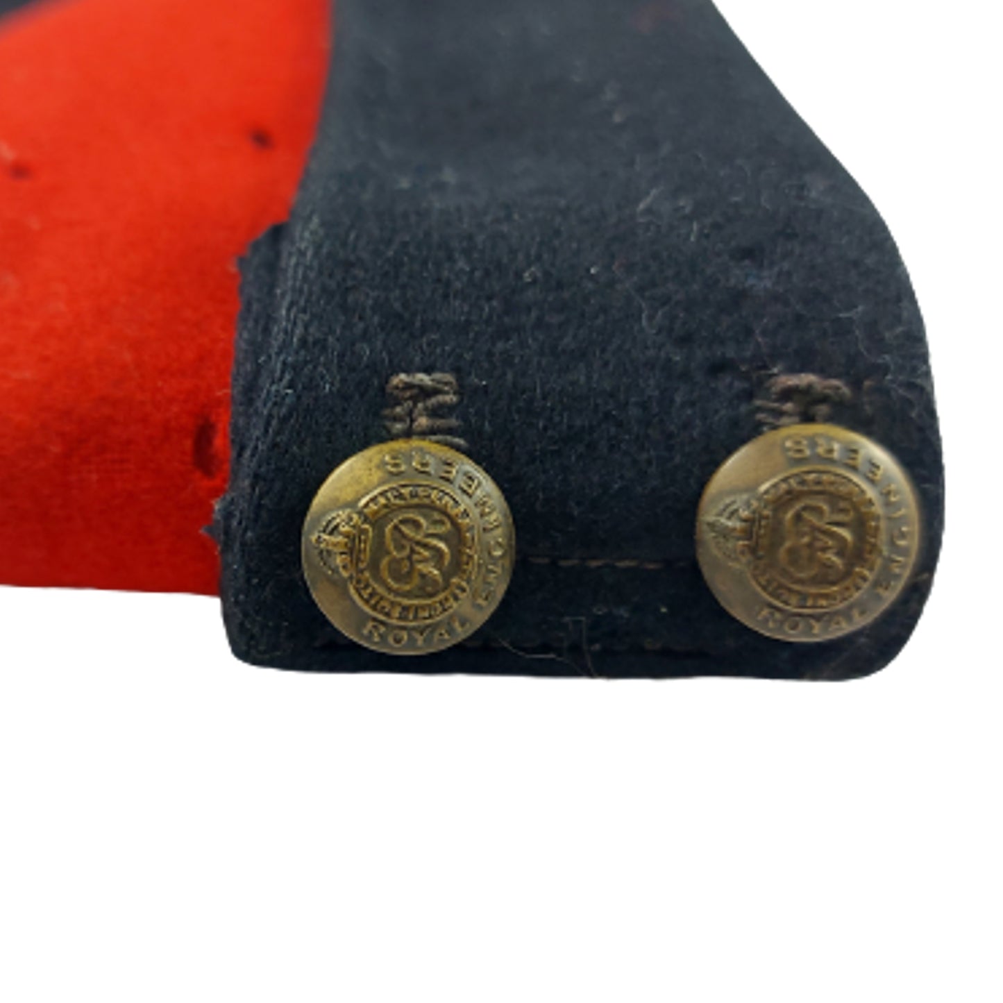 WW2 British Royal Engineers Colored Field Service Cap With Badge