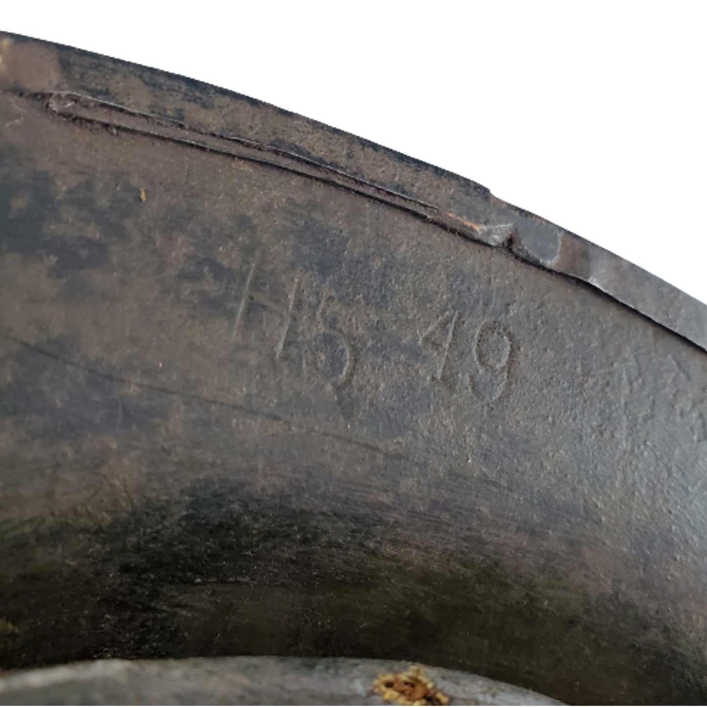 WW1 British-Canadian Brodie Helmet HS 49