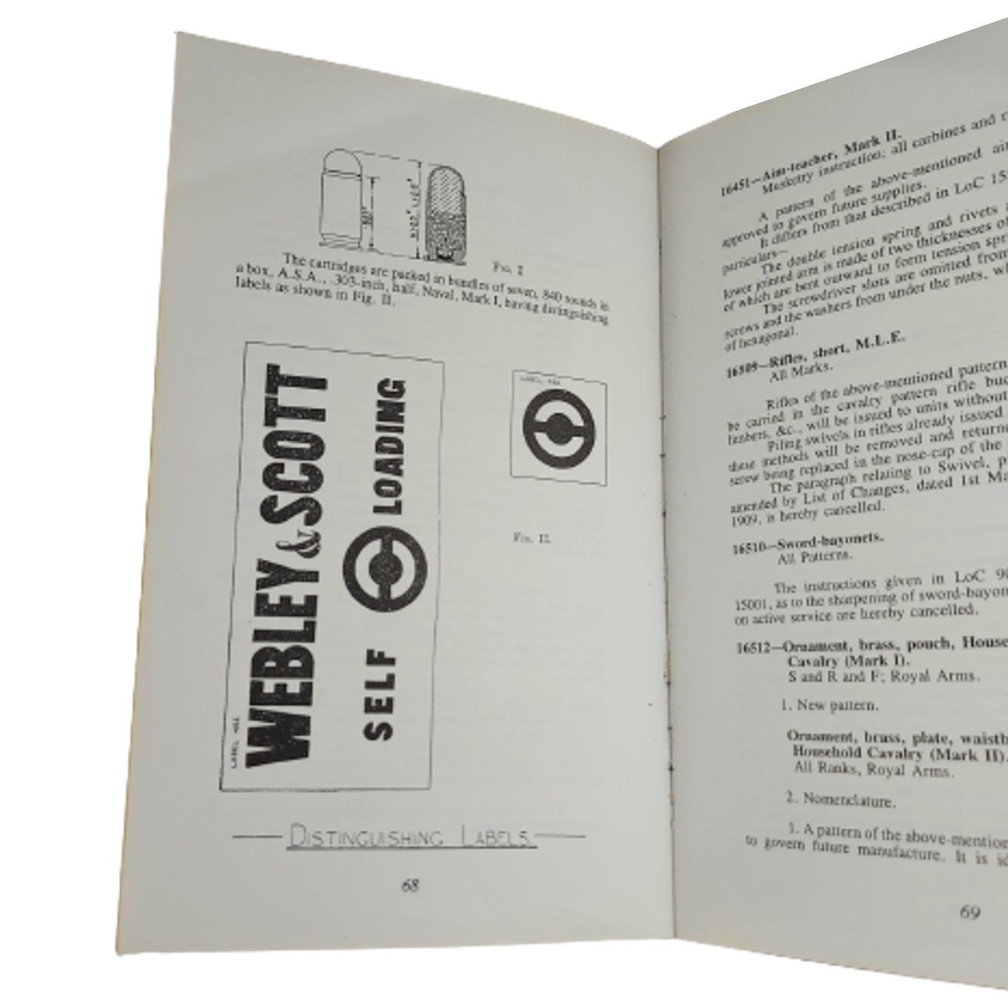 List of Changes in British War Material In Relation To Edged Weapons, Firearms and Associated Ammunition and Accouterments, Volume IV 1910-1918
