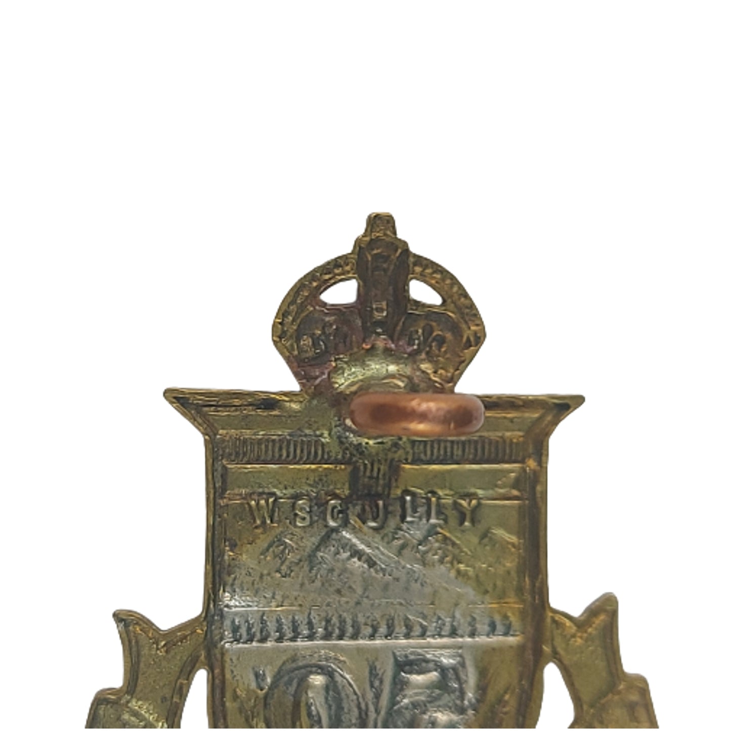 WW1 50th Battalion Collar Badge Pair - Scully