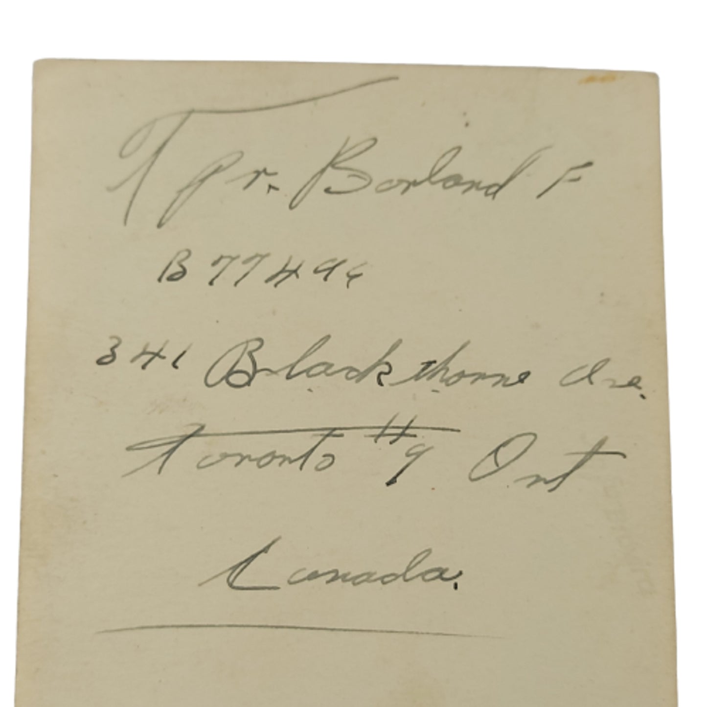 WW2 Canadian 1st Armoured Carrier Regiment (1CACR) Named Photograph