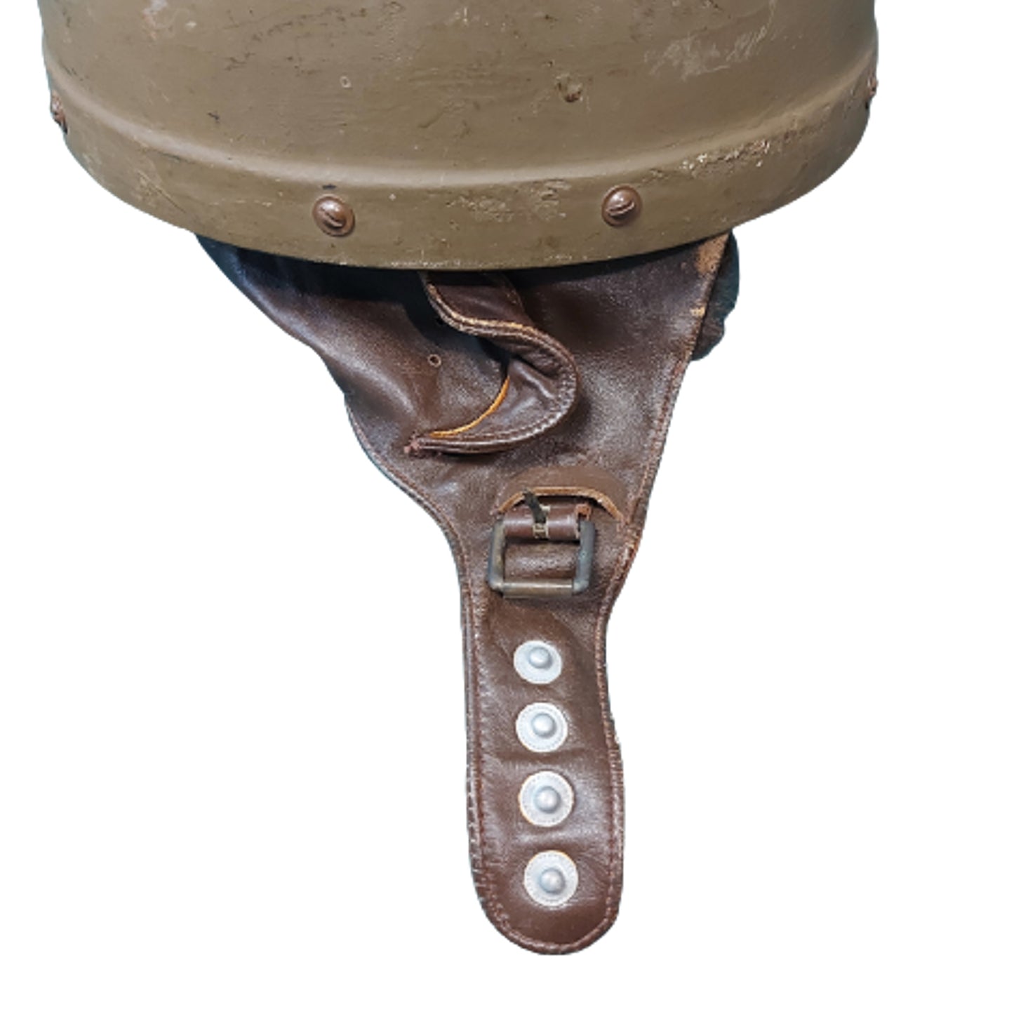 WW2 Canadian Dispatch Riders Fiber Helmet C-Broadarrow