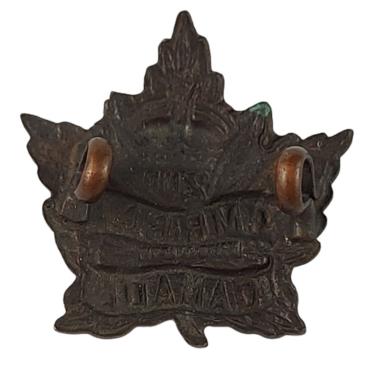 WW1 Canadian 2nd CMR Canadian Mounted Rifles Collar Badge