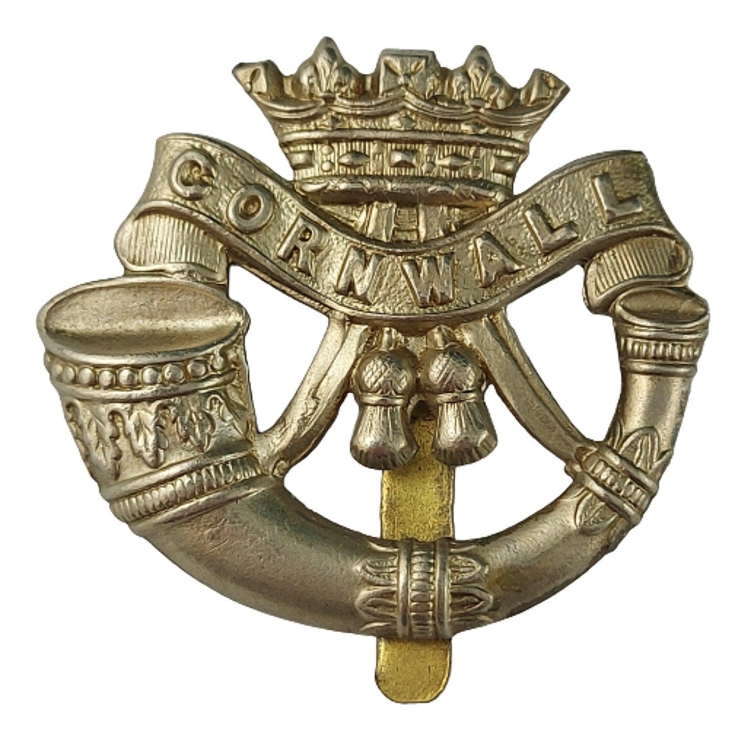 WW2 British Cornwall Light Infantry Cap Badge