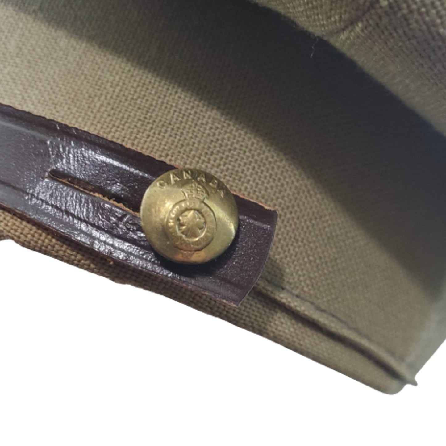 WW2 Canadian RCA Royal Canadian Artillery Visor Cap With Badge