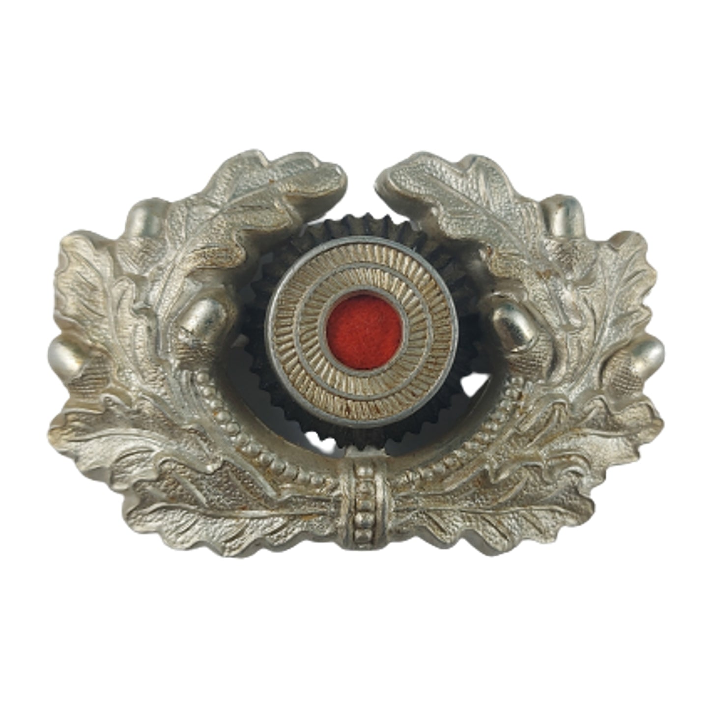 WW2 German EM/NCO's Visor Cap Wreath And Cockade