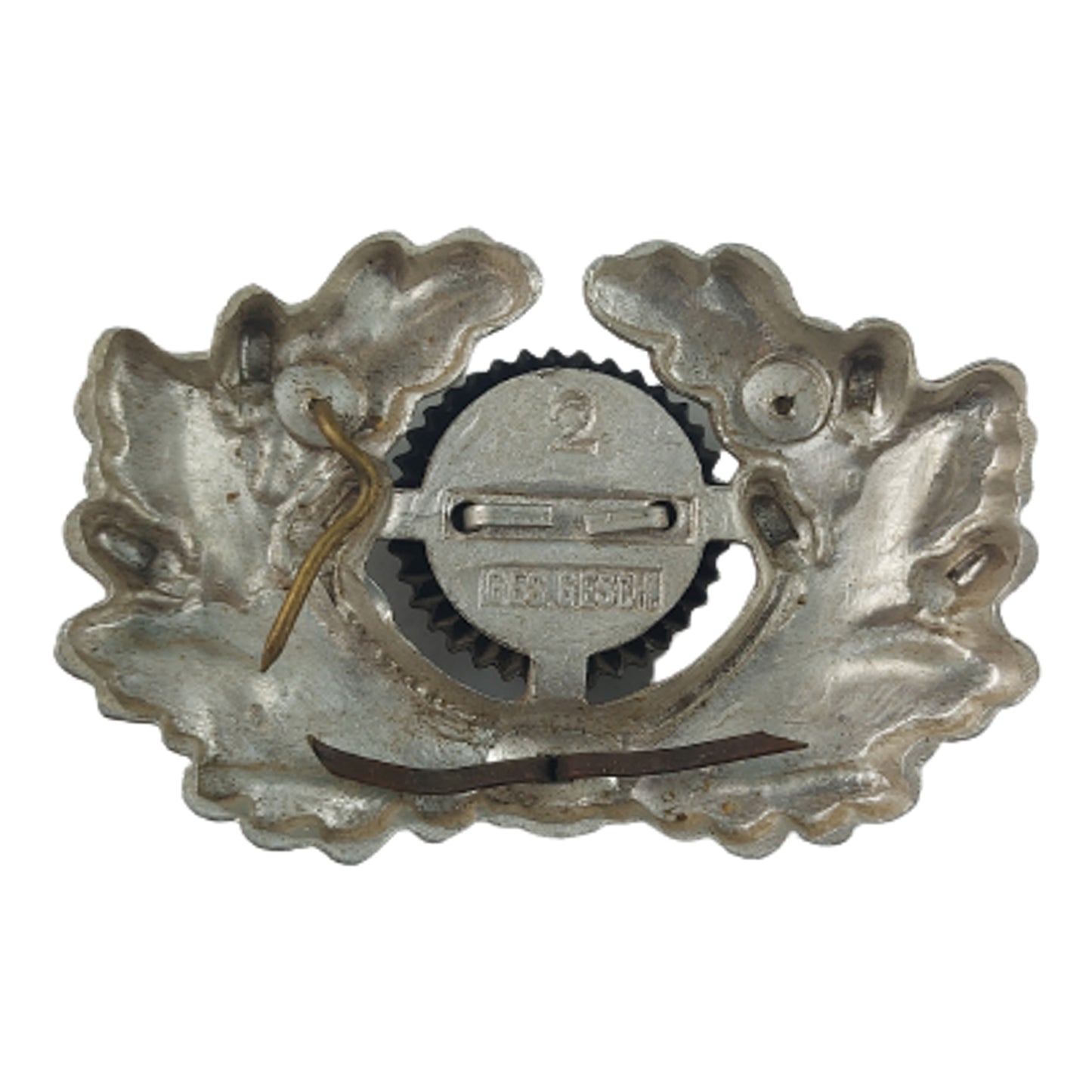 WW2 German EM/NCO's Visor Cap Wreath And Cockade