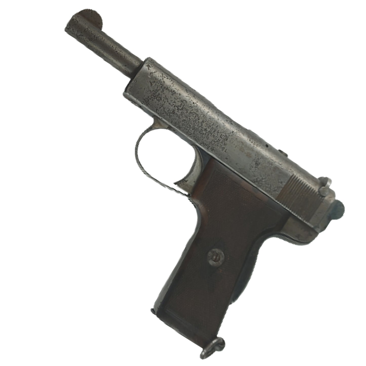 WW1 British Deactivated Model 1909 Webley Self Loading Pistol 9mm