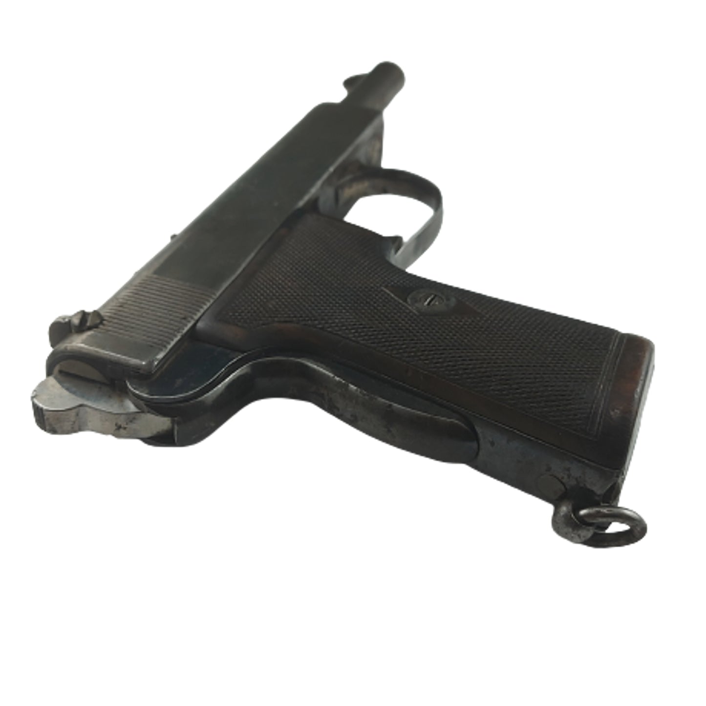 WW1 British Deactivated Model 1909 Webley Self Loading Pistol 9mm