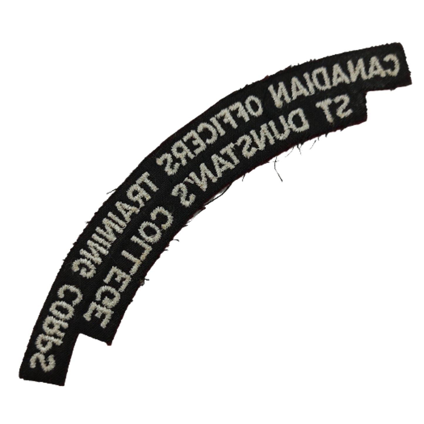 WW2 Canadian COTC St. Dunstan's University Cloth Shoulder Title