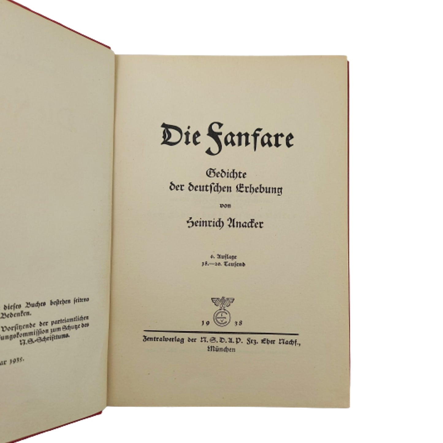 WW2 German NSDAP Die Fanfare Book