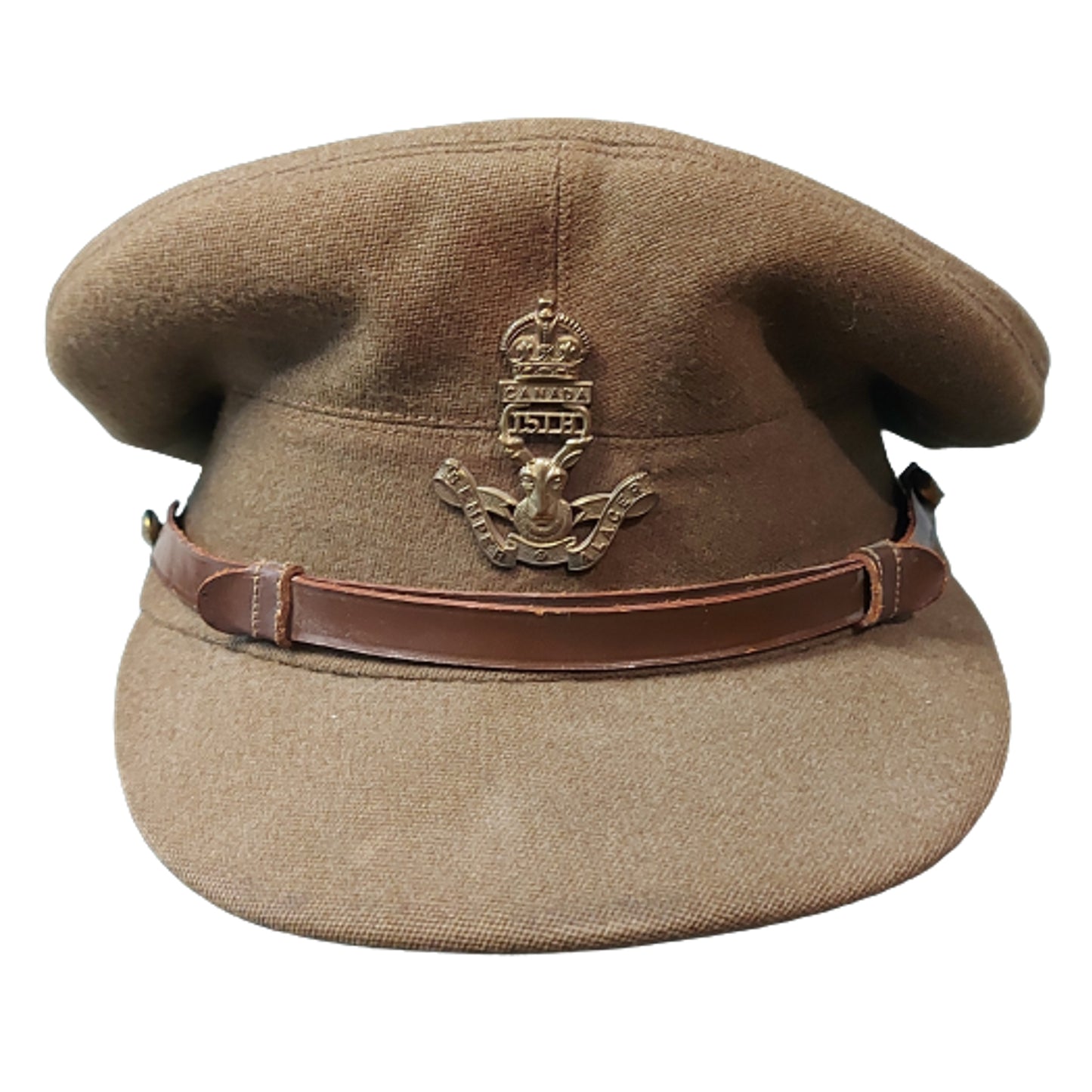 WW2 Canadian 15th Alberta Light Horse Visor Cap