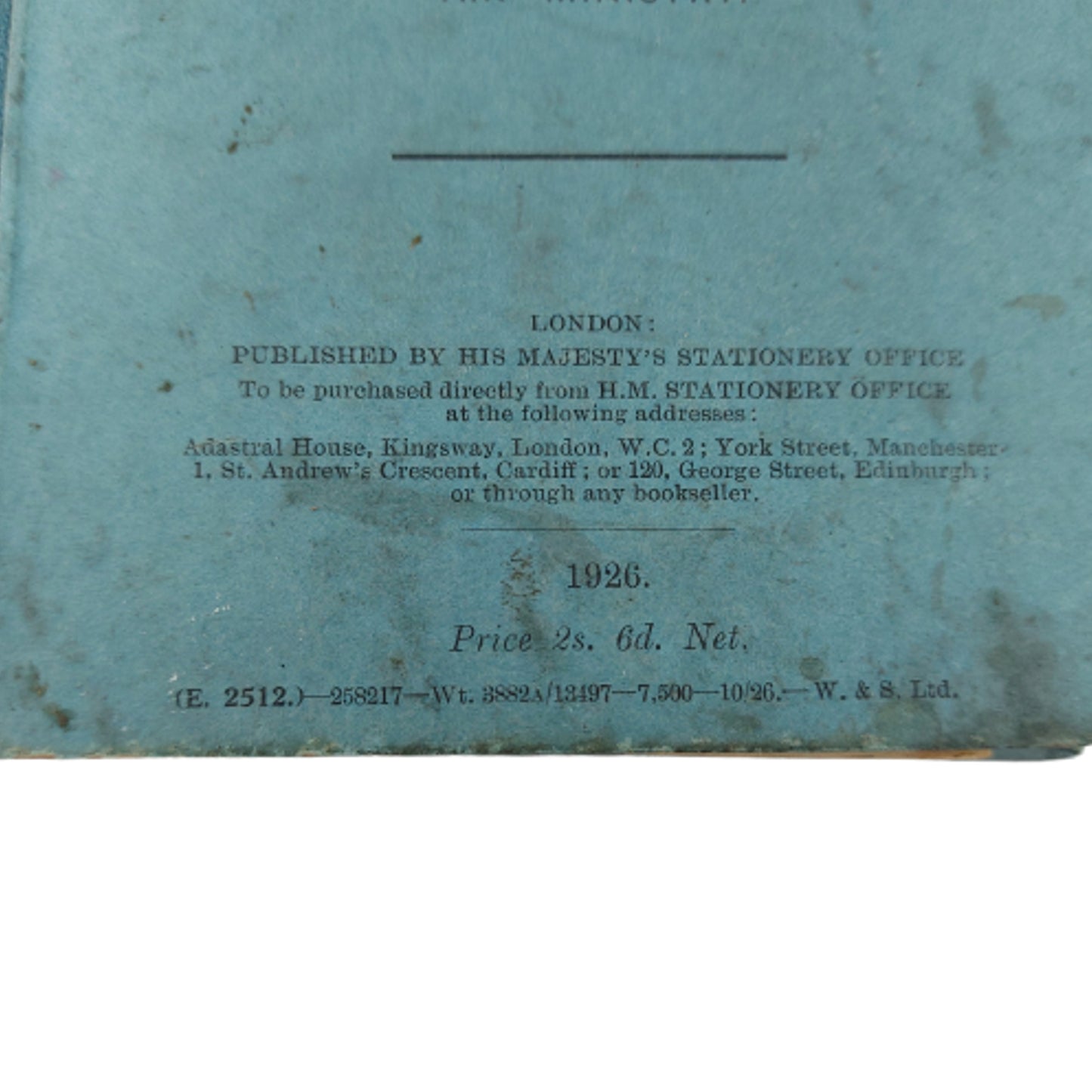 Pre-WW2 1926 RAF Royal Air Force Flight Training Manual