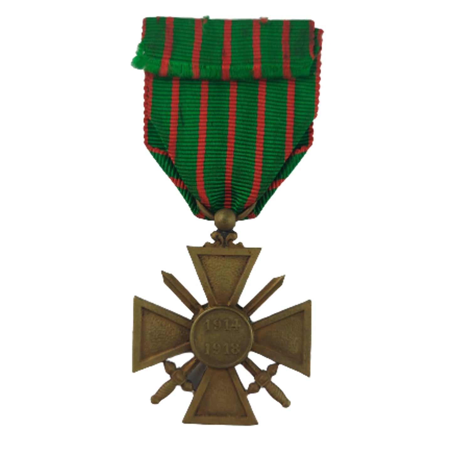 WW1 French Croix Du Guerre Medal With Palm And Star