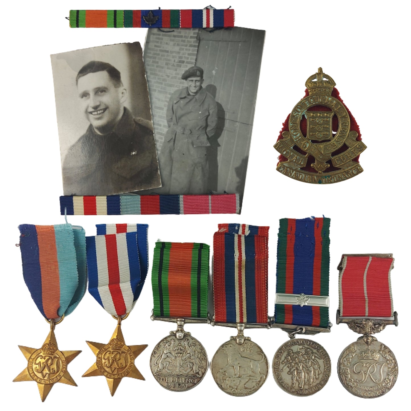 WW2 RCOC Royal Canadian Ordnance Corps MSM Medal Set