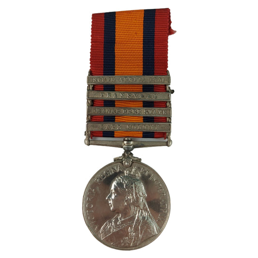 Pre-WW1 British QSA Queen's South Africa Medal - Volunteer Company Loyal North Lancashire Regiment